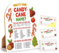 Christmas Party Decor, What's Your Candy Cane Name Game by Unknown