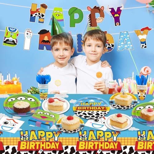 182pcs Toy Theme Party Supplies,Serve 30 Guests - Image 7