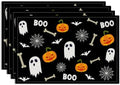 Ghost Pumpkin Halloween Placemats Set of 4 Halloween Table Decor 12x18 Inch by Unknown
