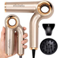 ELLA BELLA® Ionic Hair Dryer (Foldable) with Diffuser, Perfect for Travel by ellabella