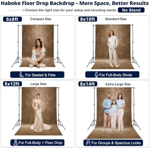Abstract Photography Backdrop for Photoshoot 8x10ft, Dark Brown,No Stand - Image 2