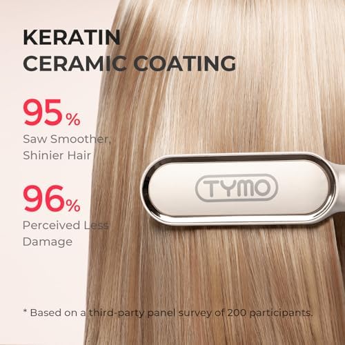 TYMO Hair Straightener Brush, Hot Comb Hair Straighteners for Women - Image 3