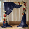 Pack of 1 Wedding Arch Drape Panel Fabric 30" x 20ft - Navy Blue by MDS