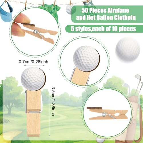 Patelai 321 Pcs Baby Shower Games Supplies, Golf - Image 3