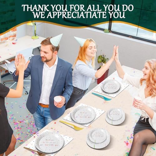 Geyoga 96 Pcs We Appreciate You Decoration Set,Rainbow Color,Thankful - Image 5