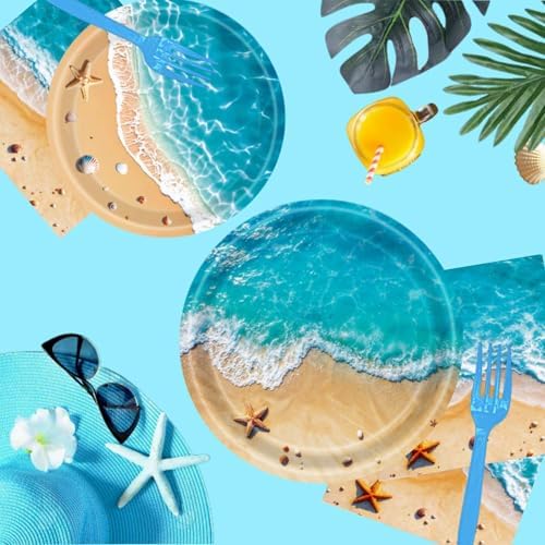 Beach Party Decorations, Beach Birthday Party Decorations, Serve 20 - Image 4