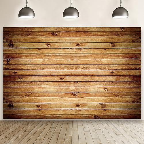 10x8ft Wood Backdrop Rustic Wooden Backdrop Wall Brown - Image 3