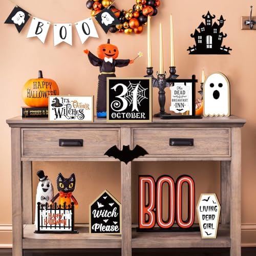 Quimoy 19 Pcs Halloween Tiered Tray Decor - Image 4