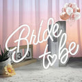 Bride to be Neon Sign 16.5 x 11.6 Inch White LED Neon Signs for Wall Decor by Bernicekelly