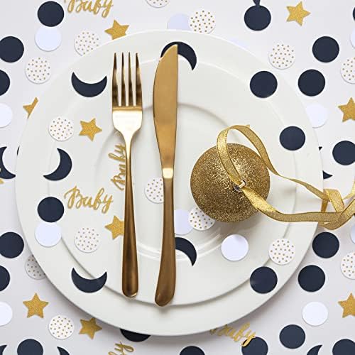 Minatee 400 Pcs Moon and Stars Baby Shower Confetti Decorations - Image 6