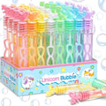 Unicorn Mini Bubble Wand with Gift Box, 32 Piece Bulk Party Favors Decor by Cawiew