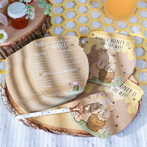 Kate Aspen Classic Winnie Baby Shower Advice and Wishes Cards - Baby Prediction Cards for Shower Guests - Baby Shower Game and Table Decorations - Set of 50 for Parents to Be Keepsake - Image 4