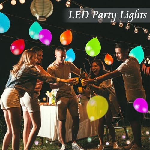 100pcs Balloon Lights Mini LED Lights Round Long Standby Time Multicolor Ball Lamps for Birthday Party Christmas Halloween Decoration Green Waterproof Plastic - Image 6