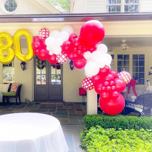 Voircoloria 90pcs Red Balloons Garland Arch Kit, 18 12 10 5 Inch - Image 4