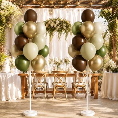 2 Sets Gold Balloon Stand Kit With Base For Floor or Table - Image 7
