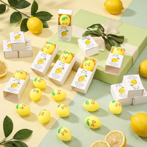 24 Sets Positive Gifts Lemon Party Favors with Support Boxes - Image 4