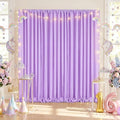 Lavender/Light Purple Backdrop Curtains 30ftx10ft Polyester Photo Drapes by SoarDream
