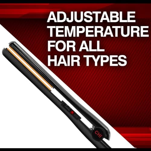 CHI Tourmaline Ceramic Series Flat Iron, Hair Straightener, 1" Iron - Image 4