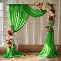 Pack of 1 Wedding Arch Drape Panel Fabric 30" x 20ft - Green by MDS
