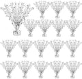 Crowye 18 Pcs Silver Foil Spray Centerpiece Table Decoration for Wedding by Crowye