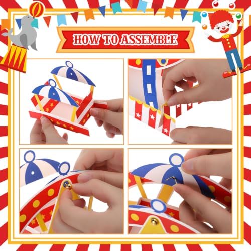Epakh 3 Set Carnival Ferris Wheel Centerpiece Party Decor, Circus - Image 3