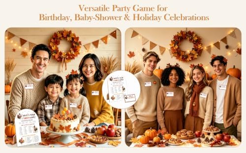 Turkey Game for Thanksgiving Party Decor, What's Your Turkey Name Game - Image 5