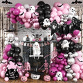 Pink Halloween Balloon Arch Garland Kit, Spooky Halloween Birthday Decor by Froova