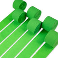 PartyWoo Crepe Paper Streamers 6 Rolls 492ft, Pack of Light Green Streamers Party Decorations, Crepe Paper for Birthday Decorations, Party Decorations, Baby Shower Decorations (1.8 In x 82 Ft/Roll) by PartyWoo