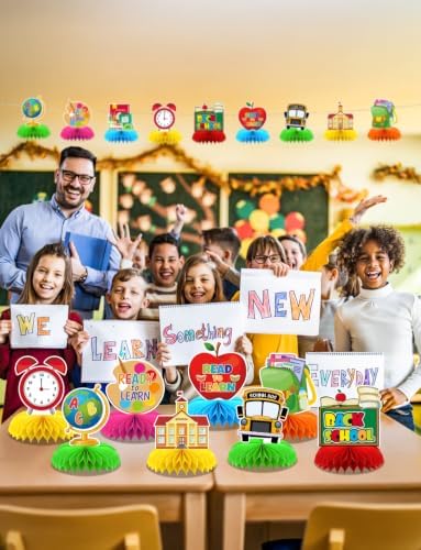 Back to School Table Decorations, 9 Pcs Welcome Back to School centerpieces - Image 2
