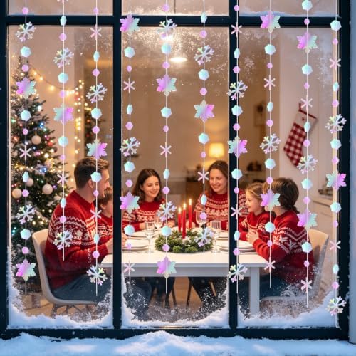 Winter Wonderland Snowflake Garland Decorations for Frozen Party Decor - Image 7