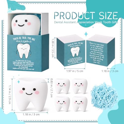 12 Sets Dental Gifts Tooth Toys with Boxes, You are Awesome Party Favors - Image 2
