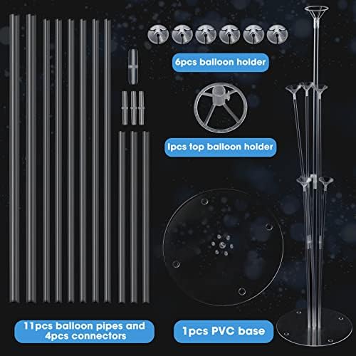 Voircoloria Balloon Stand Kits for Table Birthday Party Decorations, 8 Sets - Image 2
