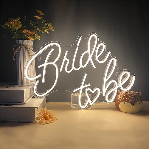 Bride To Be Neon Sign Warm White Led Neon Light Signs for Wall Decor - Image 5