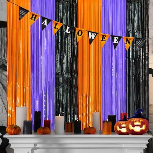OHOME Halloween Decorations - Halloween Party Decorations | Trick or Treat Backdrop Banner for Wall Door | Halloween Birthday Party Favors Supplies Indoor Outdoor - Image 7