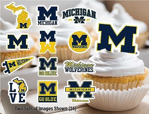 Michigan Party Decorations, Wolverines Cake Topper & Graduation Decor 42 Pc - Image 5
