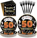 96Pcs Casino 50th Birthday Party Decorations, Serve 24 by Greencian