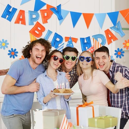 YEOCU Happy Birthday Decorations, No DIY, Pre-Strung 3D Banner - Image 7