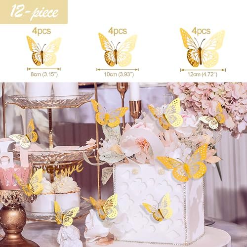 Pink and Gold Birthday Party Decorations for Women with Happy Birthday Banner,Curtains, Butterfly Wall,Circle Dots Garland,Tissue Pompoms,Paper Tassels Garland for Her - Image 5