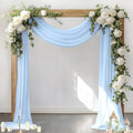 Wedding Arch Draping Fabric Sheer Chiffon Curtain Drape Wedding Party Decor by Socomi