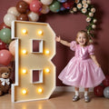 imprsv Marquee Letter B, 3FT Block Craft Kit for Party Decorations, Large Light Up Letters for Wedding, Baby Shower, Engagement Party Decorations by Letsmakeitimpressive