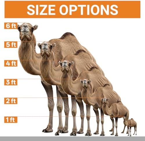 Nativity Camel Life Size Cardboard Cutout, 1FT Christmas Scene - Image 3