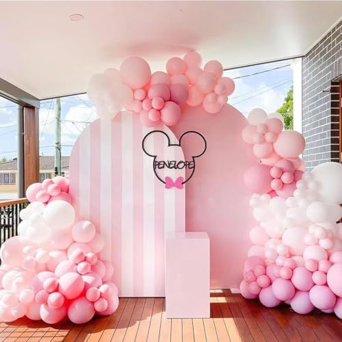 160Pcs Pastel Pink 12 Inch Pink Latex Party Balloons for Wedding Bridal Shower Gender Reveal Birthday Party Decoration - Image 6