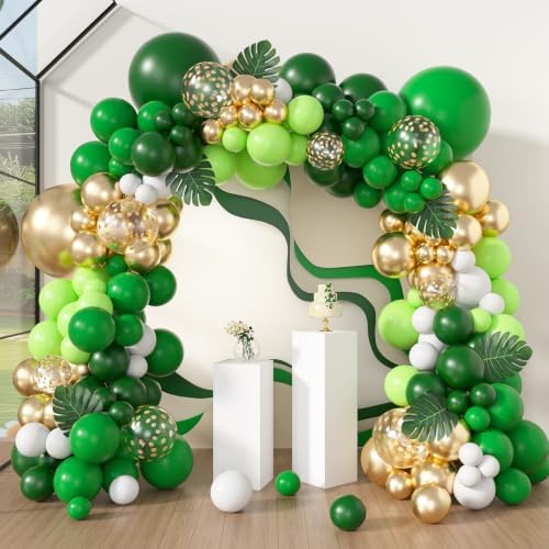 Amandir 163Pcs Jungle Party Balloons Garland Arch Kit by Amandir