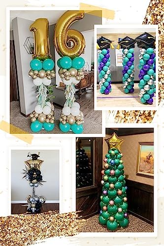 LANGXUN 2 Sets Balloon Column Stand Kits, Adjustable 6ft - Image 7