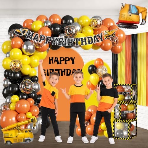 289Pcs Construction Birthday Party Supplies, All-in-One Set for 25 Guests - Image 4