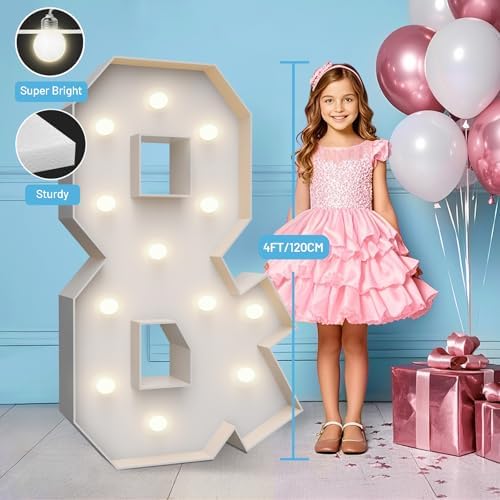 4FT Light Up Marquee Letter & - Large Foam Board Mosaic Kit - Image 3