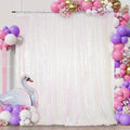 Juya Delight 6FT X 8FT Non-Transparent Sequin Photography Backdrop for Birthday Party Wedding Decoration (Iridescent) by JuyaDelight