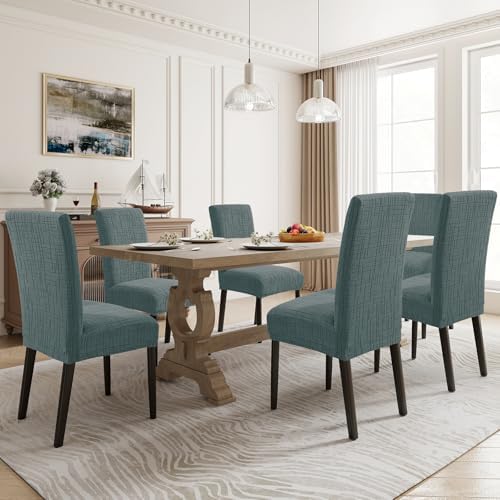 Super Stretch Chair Covers for Dining Chairs Set of 4, Sage Green - Image 2