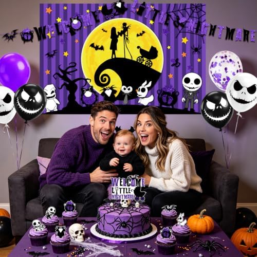 Night Christmas Baby Shower Decorations 31pcs Halloween Party Decorations - Image 5