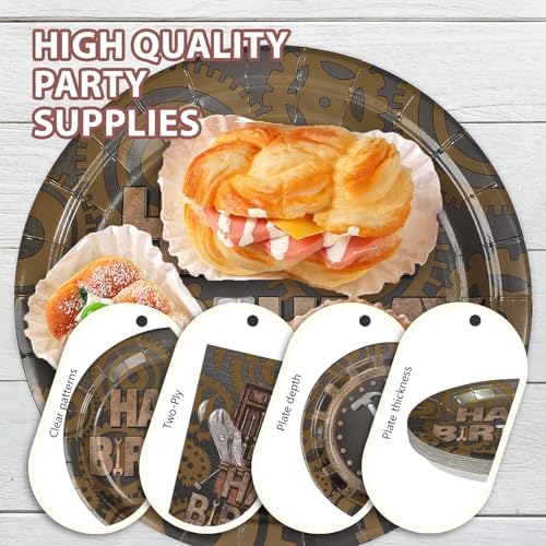 96Pcs Mechanic Tools Birthday Party Decorations, Serves 24 - Image 6